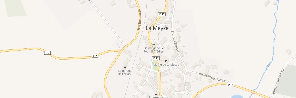 Plan du 11 Rue Gabriel Débrégeas à La Meyze