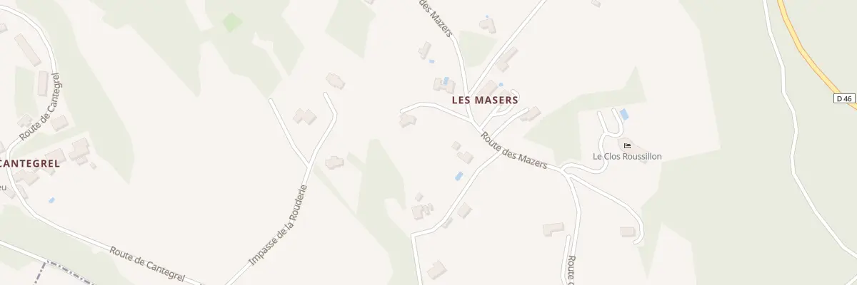 Plan du 436 La Rouderie à Vitrac