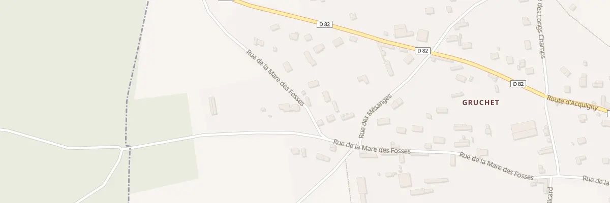 Plan du 32 Rue de la Mare des Fossés à Ailly