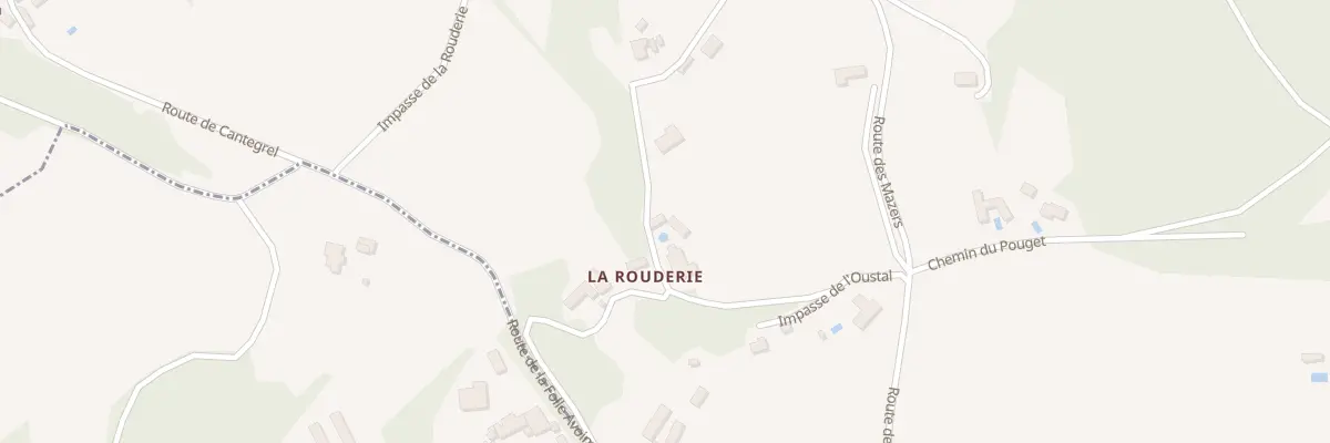 Plan du 45 La Rouderie à Vitrac