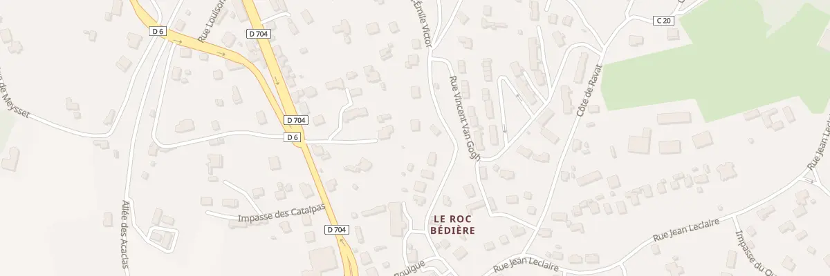 Plan du 10 Rue de la Brande à Sarlat-la-Canéda