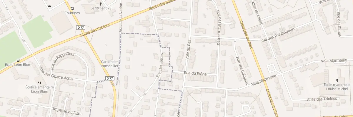 Plan du 35 Voie de Bas à Val-de-Reuil