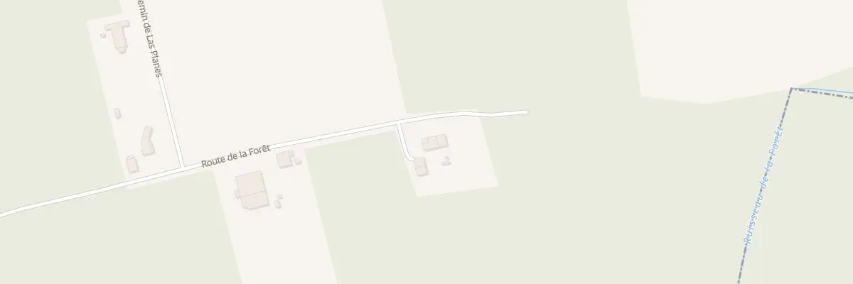 Plan du 1986 Rte de la Forêt à Saint-Porquier