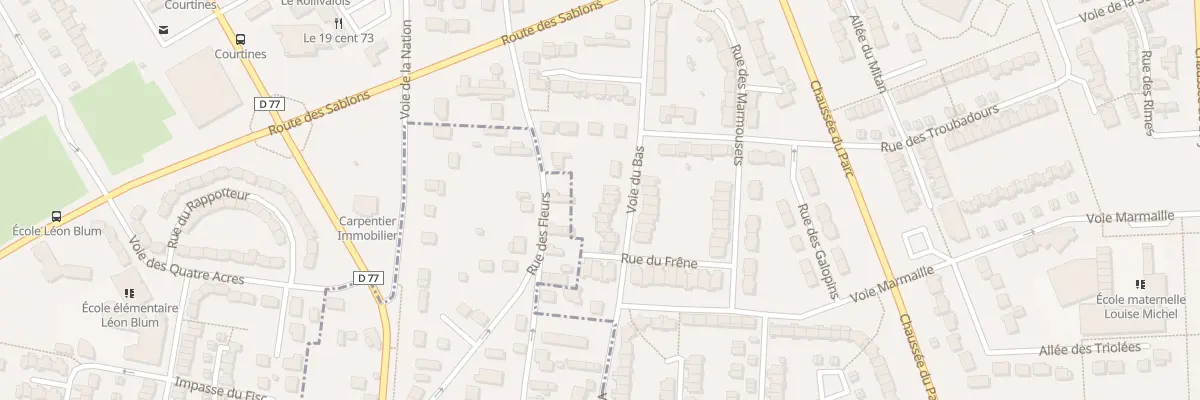 Plan du 37 Voie de Bas à Val-de-Reuil