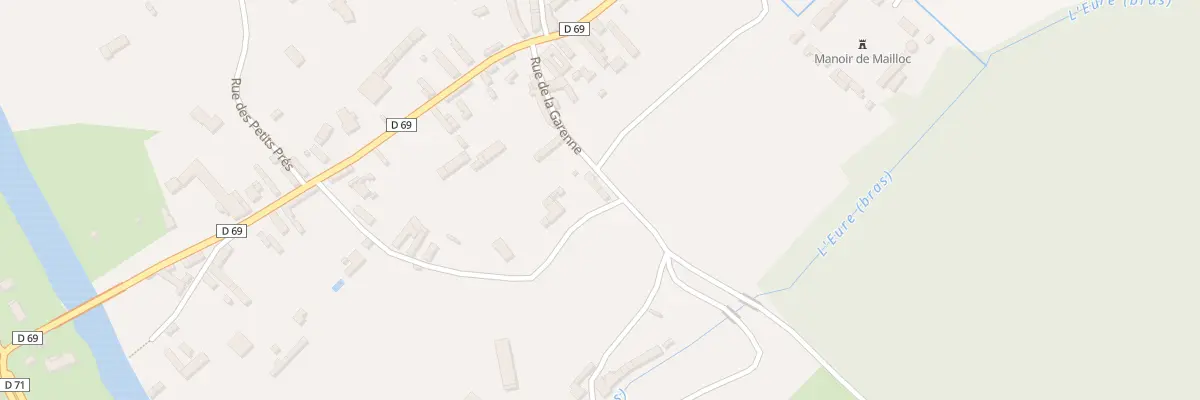 Plan du 23 Rue des Petits Prés à Cailly-sur-Eure