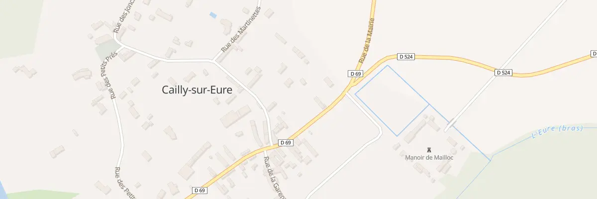 Plan du 4B Rue de la Mairie à Cailly-sur-Eure