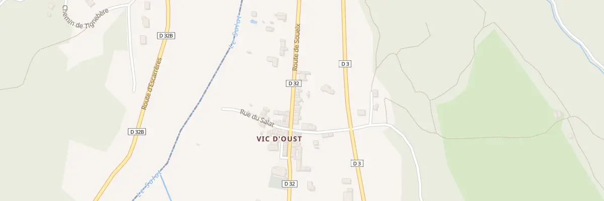 Plan du 26 Rte de Soueix à Oust