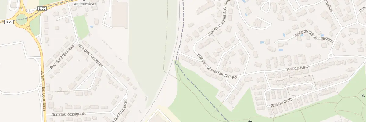 Plan du 24 Rue Colonel Rol-Tanguy à Limoges