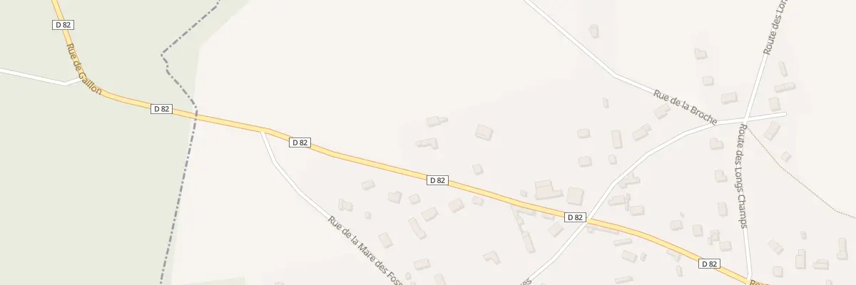 Plan du 32 Rte d’Acquigny à Ailly