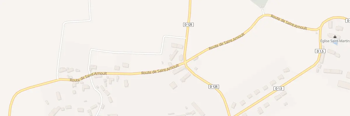 Plan du 2 Rte de Saint-arnoult à Billancelles