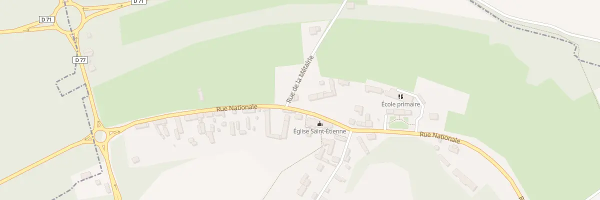 Plan du 2 Rue de la Métairie à Saint-Étienne-du-Vauvray