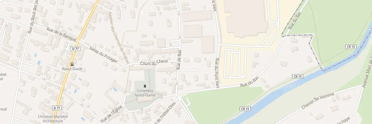 Plan du 12 Rue de Bas au Vaudreuil