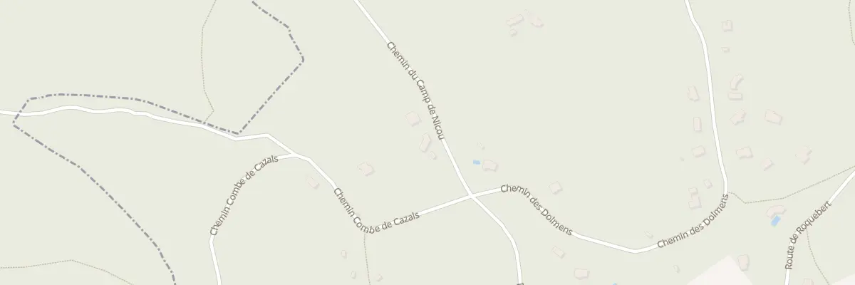 Plan du 3 Che du Camp de Nicou à Castelfranc