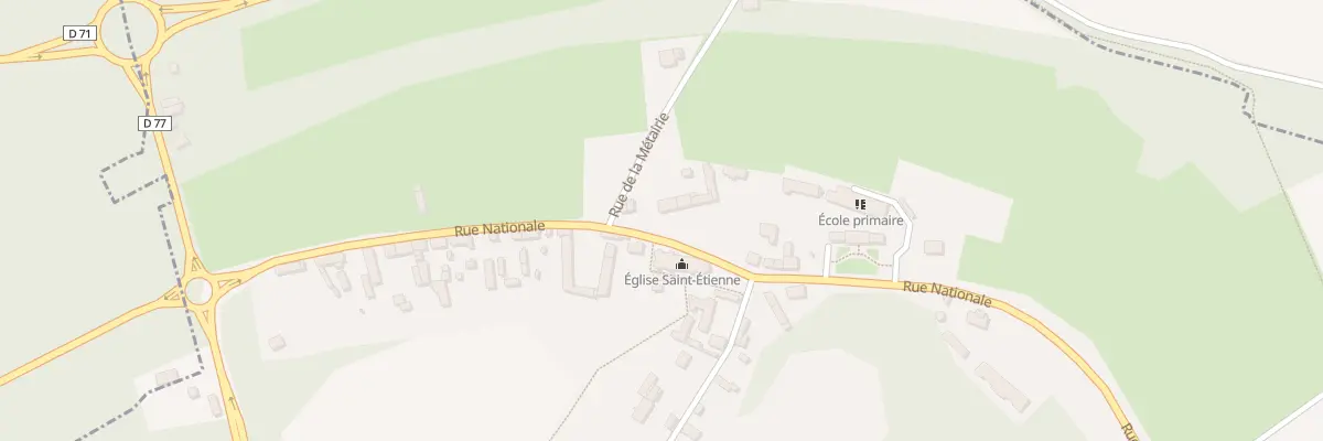 Plan du 3 Rue Nationale à Saint-Étienne-du-Vauvray
