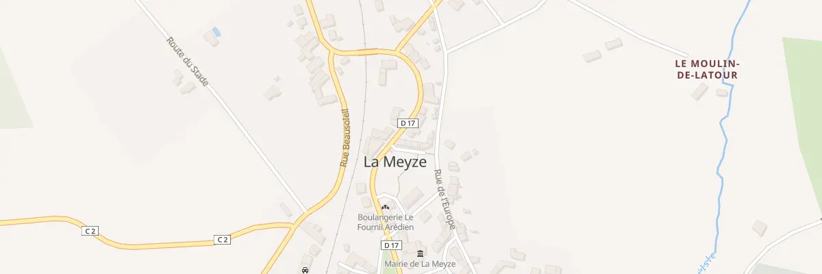 Plan du 20 Rue Gabriel Débrégeas à La Meyze