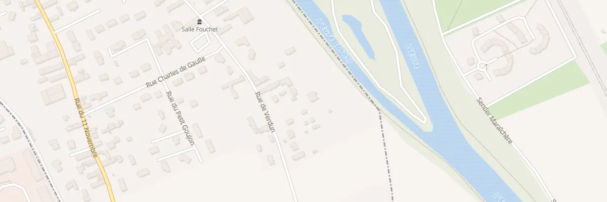 Plan du 40T Rue de Verdun à Léry