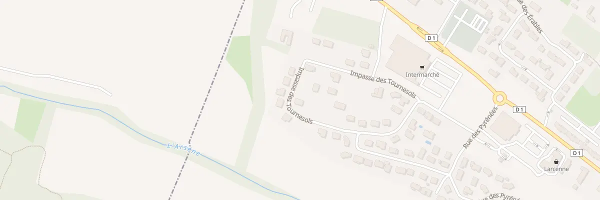 Plan du 23 Rue des Tournesols à Saint-Paul-sur-Save