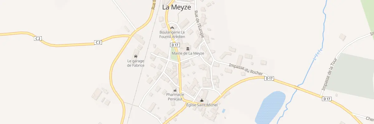 Plan du 12 Rue Gabriel Débrégeas à La Meyze