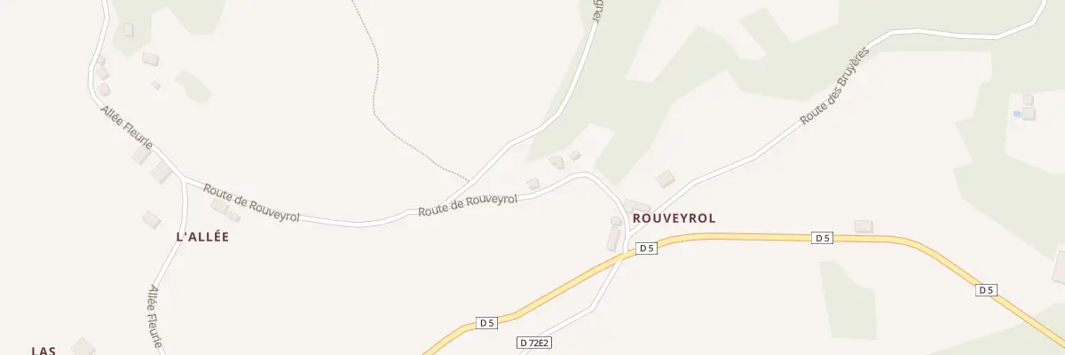 Plan du 214 Rouveyrolle à Salagnac
