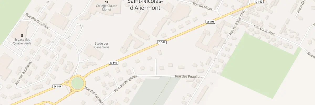 Plan du 14 Rue des Peupliers à Saint-Nicolas-d’Aliermont