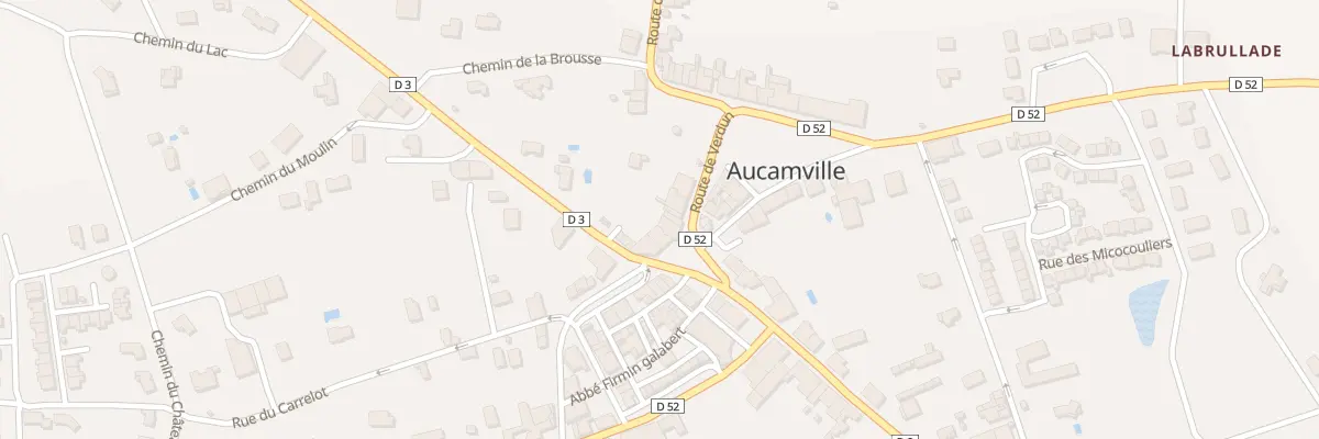 Plan du 1 Rte de Verdun à Aucamville