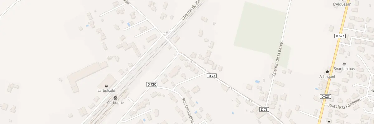 Plan du 21 Av de la Gare à Carbonne