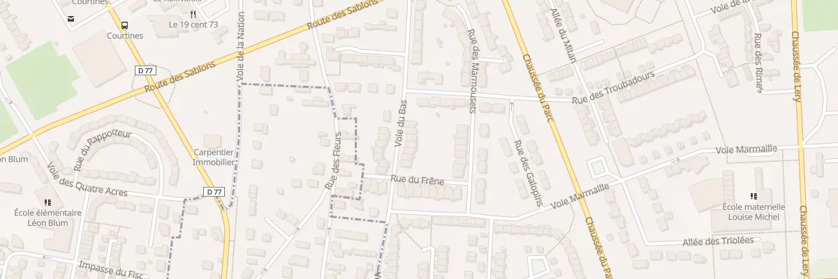 Plan du 36 Voie de Bas à Val-de-Reuil