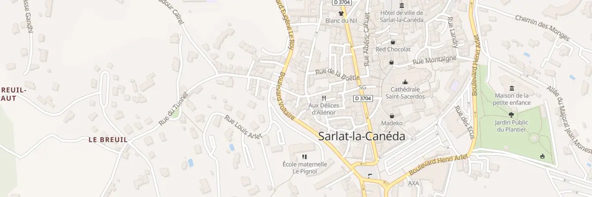 Plan du 7 Rue de Turenne à Sarlat-la-Canéda