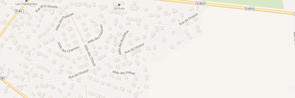 Plan du 223 Rue de l’Avenir à Boos