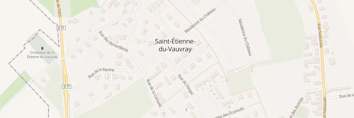 Plan du 1 All de la Bergerie à Saint-Étienne-du-Vauvray