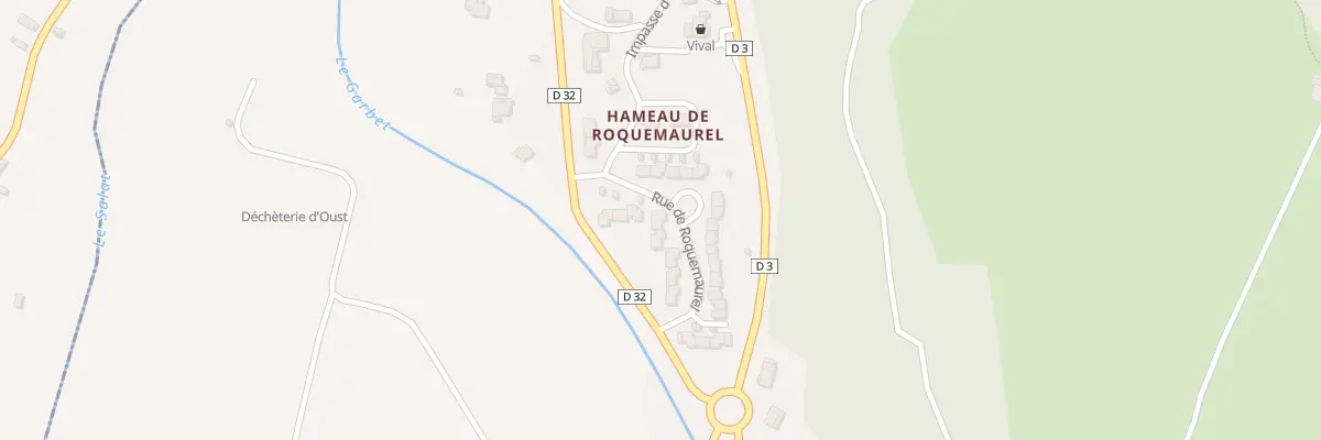 Plan du 302 Ham de Roquemaurel à Oust