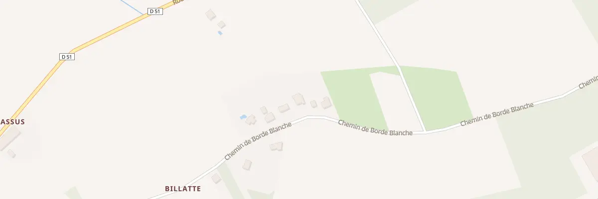 Plan du 677 Che de Borde Blanche à Escatalens