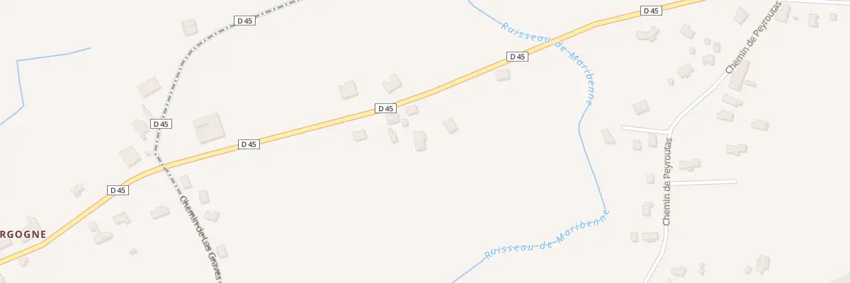 Plan du 3607 Rte de Castelsarrasin à Meauzac