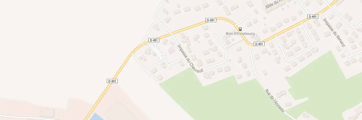 Plan du 444 Rue du Bois d’Ennebourg à Boos