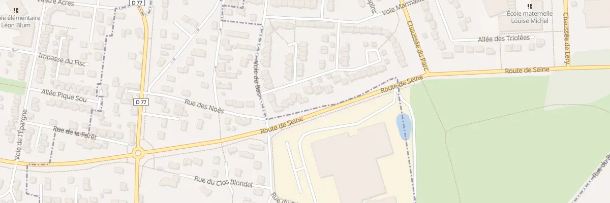 Plan du 12 Rue du Val Rollon à Val-de-Reuil