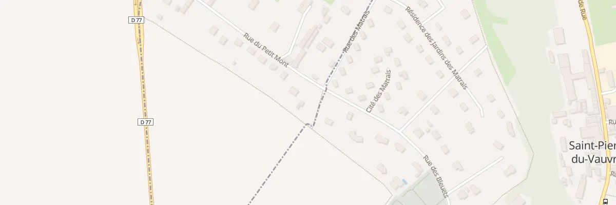 Plan du 20 Rue du Petit Mont à Saint-Étienne-du-Vauvray