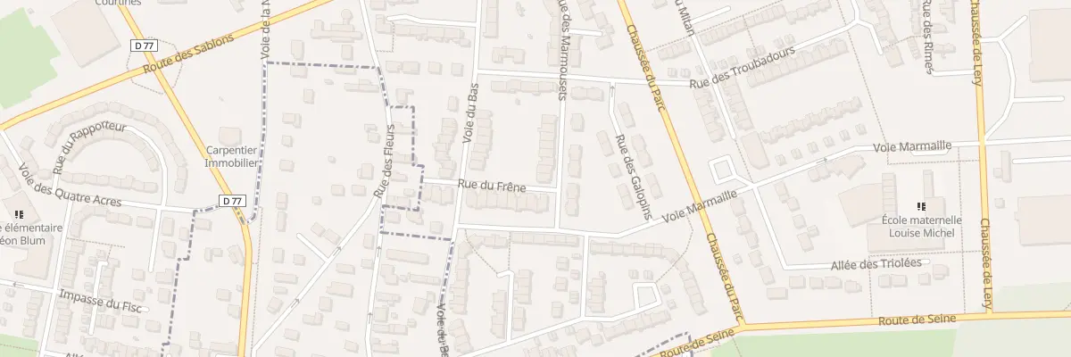 Plan du 3 Rue des Marmousets à Val-de-Reuil