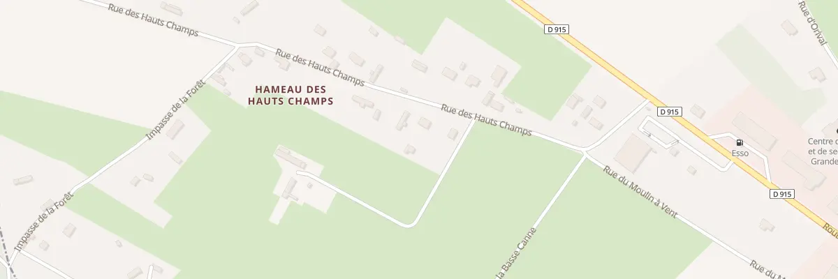 Plan du 265 Rue des Hauts Champs aux Grandes-Ventes