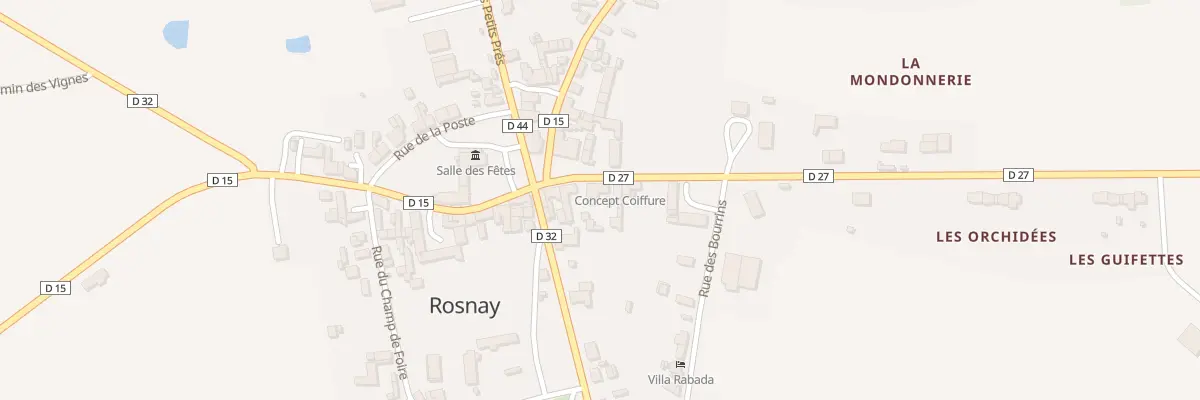 Plan du 10 Rue de la Mondonnerie à Rosnay
