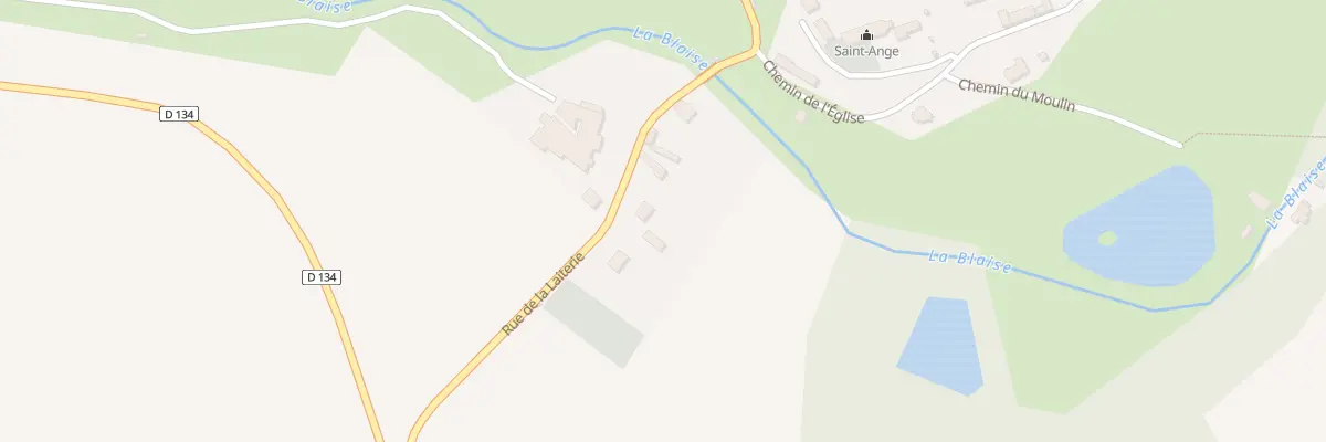 Plan du 9001 Rue de la Laiterie à Saint-Ange-et-Torçay