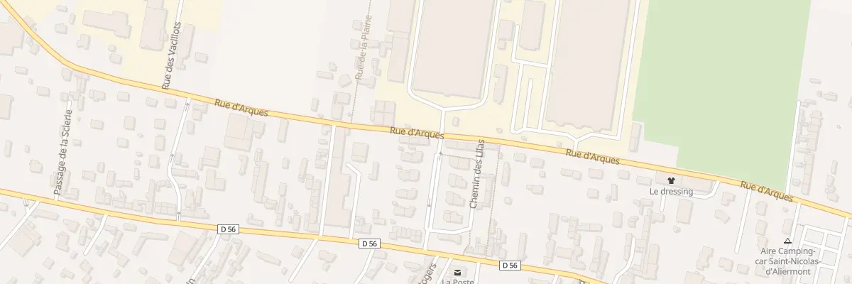 Plan du 505 Rue d’Arques à Saint-Nicolas-d’Aliermont