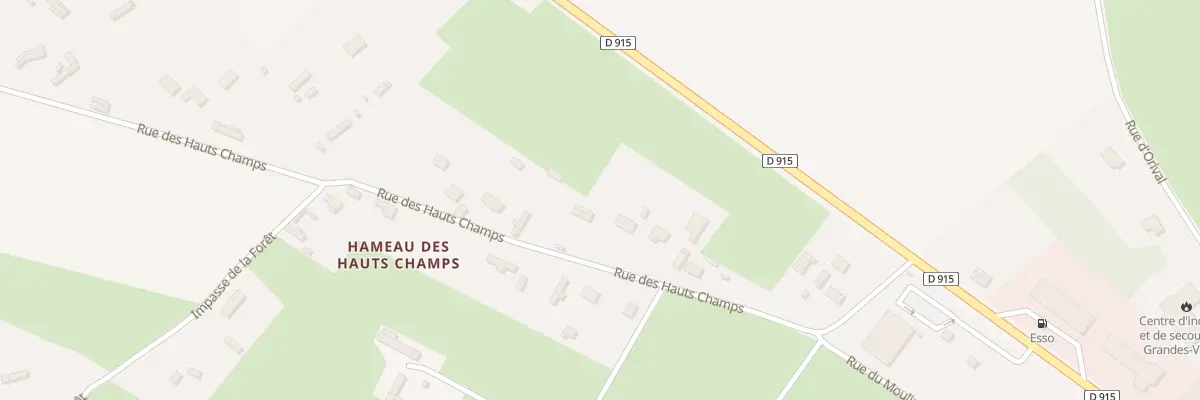 Plan du 280 Rue des Hauts Champs aux Grandes-Ventes