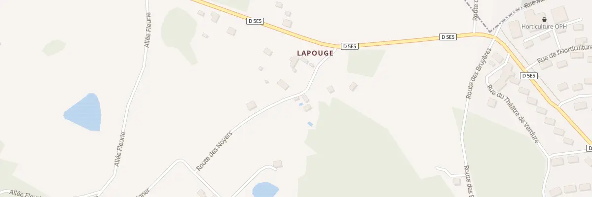 Plan du 223C Lapouge à Salagnac