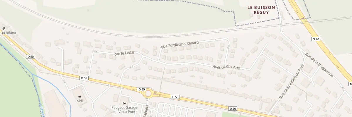 Plan du 38 Av des Arts à Nonancourt