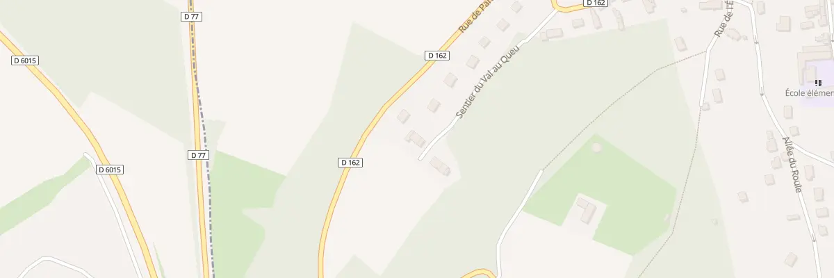 Plan du Val au Queu à Saint-Pierre-du-Vauvray