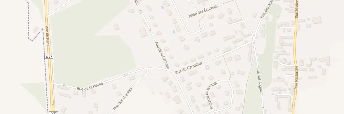 Plan du 13 Rue de la Cerisaie à Saint-Étienne-du-Vauvray