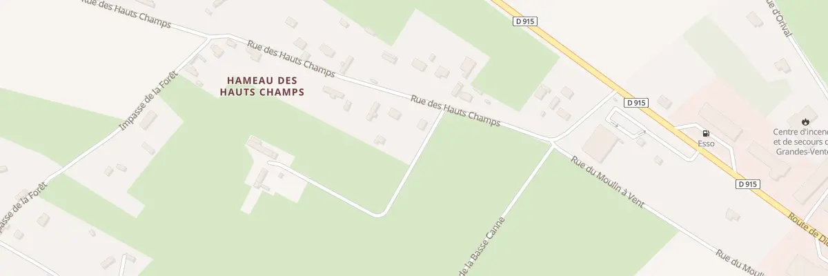 Plan du 223 Rue des Hauts Champs aux Grandes-Ventes