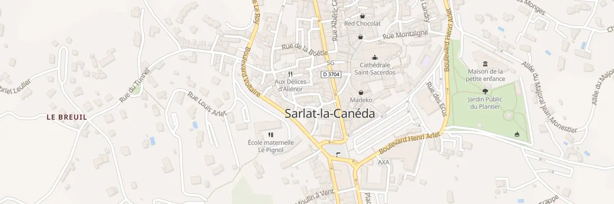 Plan du 15 Rue du Siège à Sarlat-la-Canéda
