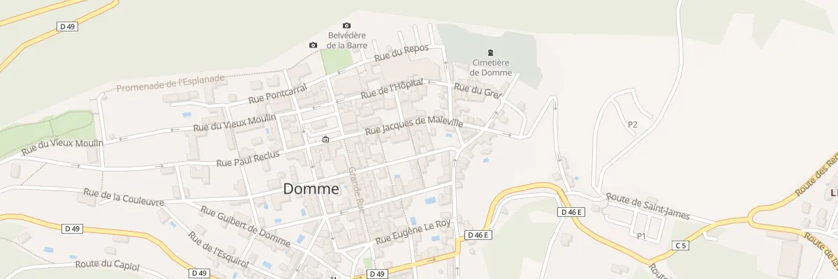 Plan du 9A Rue de la Belle Couteliere à Domme