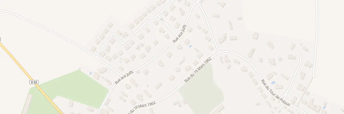 Plan du 334 Rue aux Juifs à Préaux